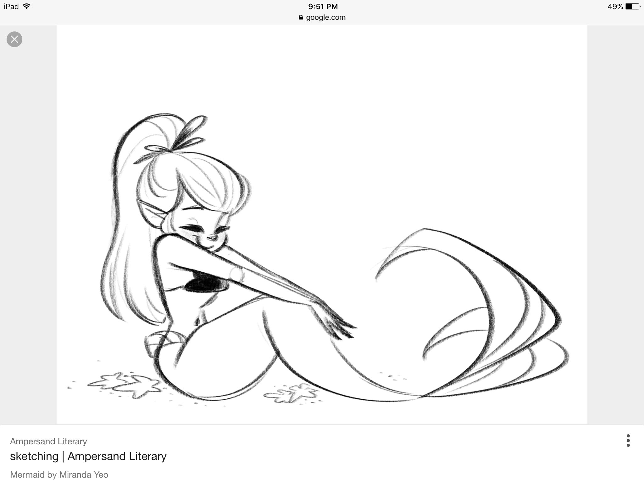 2048x1536 Found This So Adorable. This Drawing Really Captures Her Youth