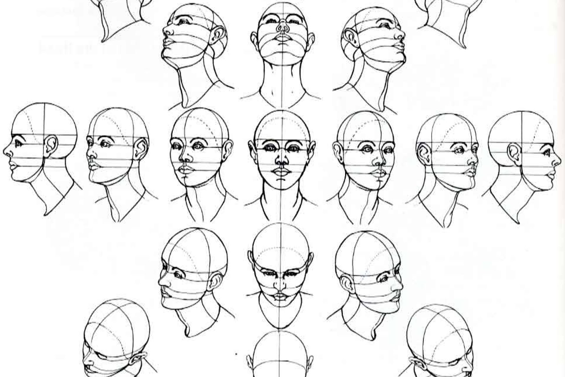 1920x1280 Drawing A Face Tutorial Basic Sketches Faces How To Draw A Face