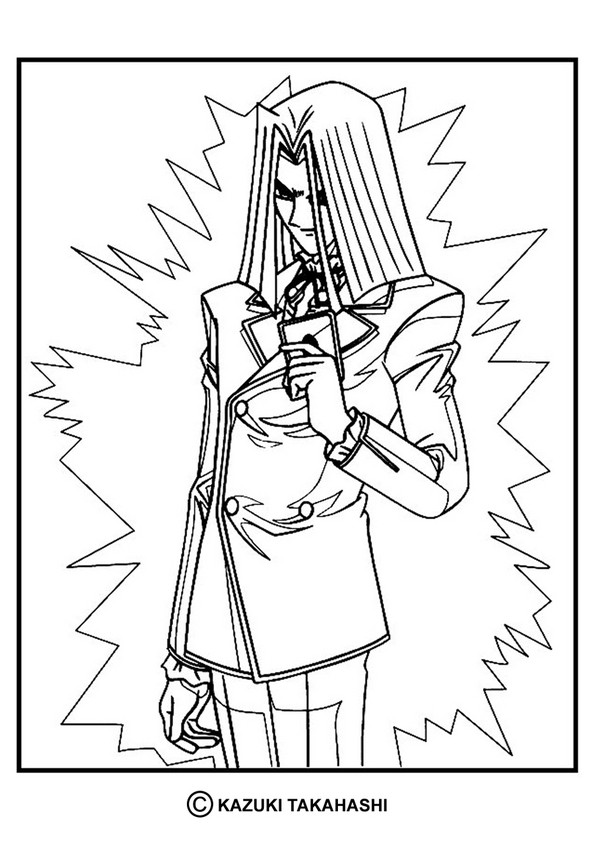 601x850 Yu Gi Oh Coloring Pages