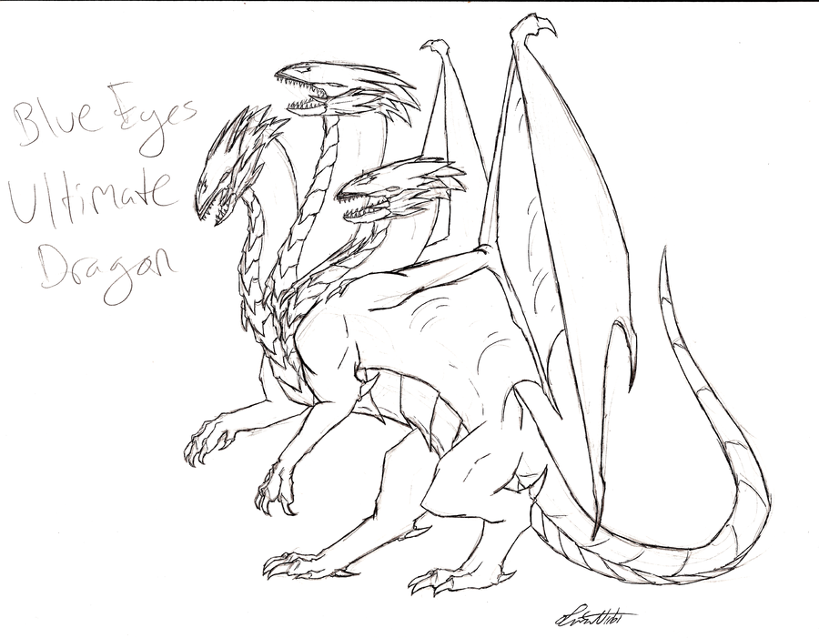 900x701 Yu Gi Oh Blue Eyes Ultimate Dragon Request By Lucieniibi