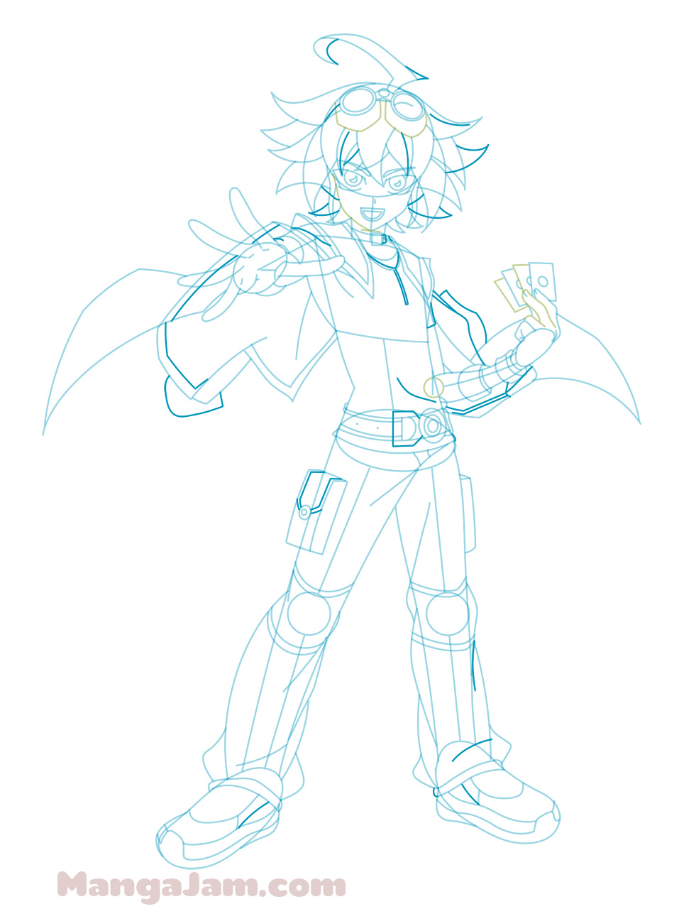 957x1280 How To Draw Yuya Sakaki From Yu Gi Oh