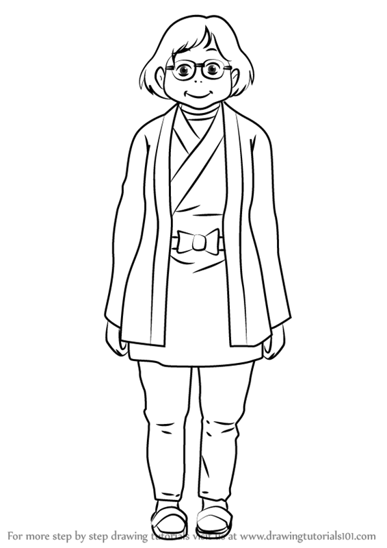 566x800 Learn How To Draw Hiroko Katsuki From Yuri!!! On Ice (Yu Gi Oh! Gx