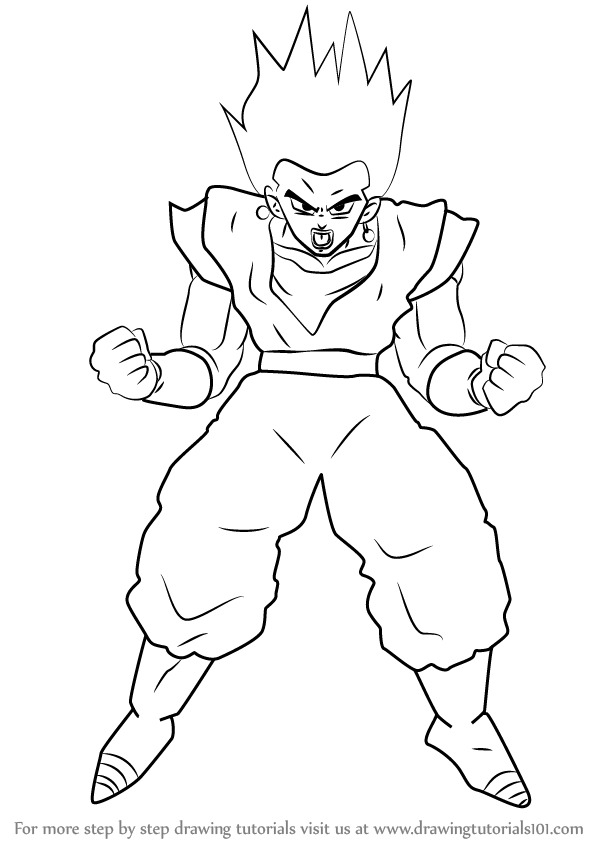 598x844 Dragon Ball Z Drawing Tutorials