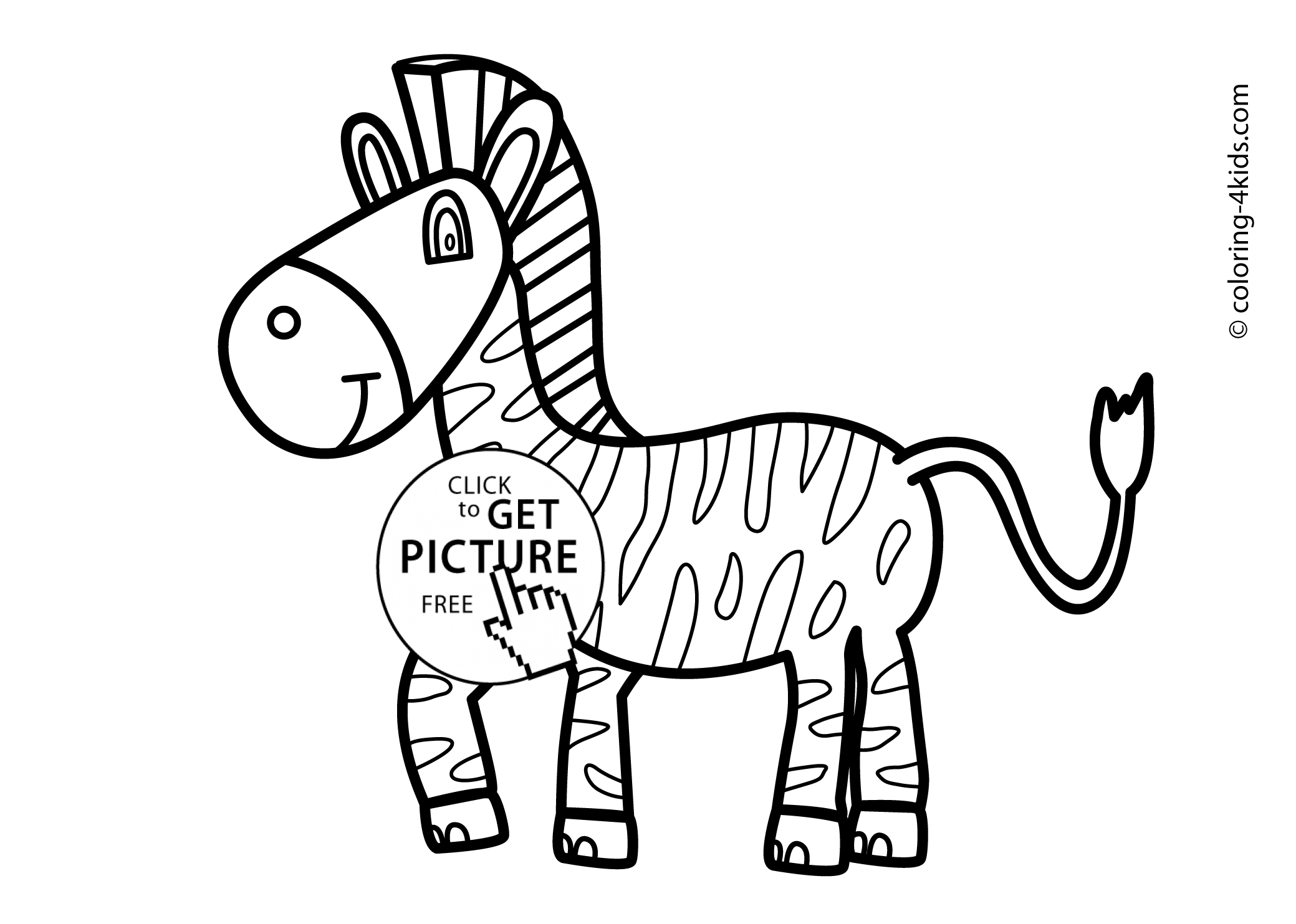 2079x1483 Animals Coloring Pages For Kids, Printable Free