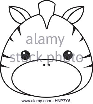 300x336 Zebra Drawing Icon Stock Vector Art Amp Illustration, Vector Image