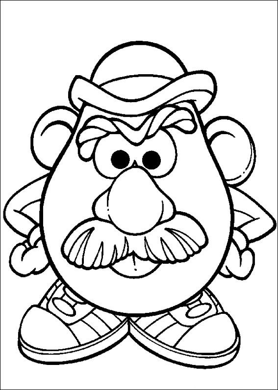 567x794 Head Coloring Pages