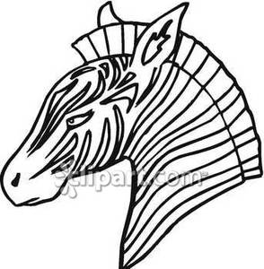 294x300 Of A Zebra Head