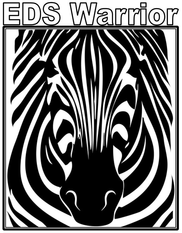 582x744 Eds, Eds Awareness Merchandise, Zebra Coloring Pages, Ehlers