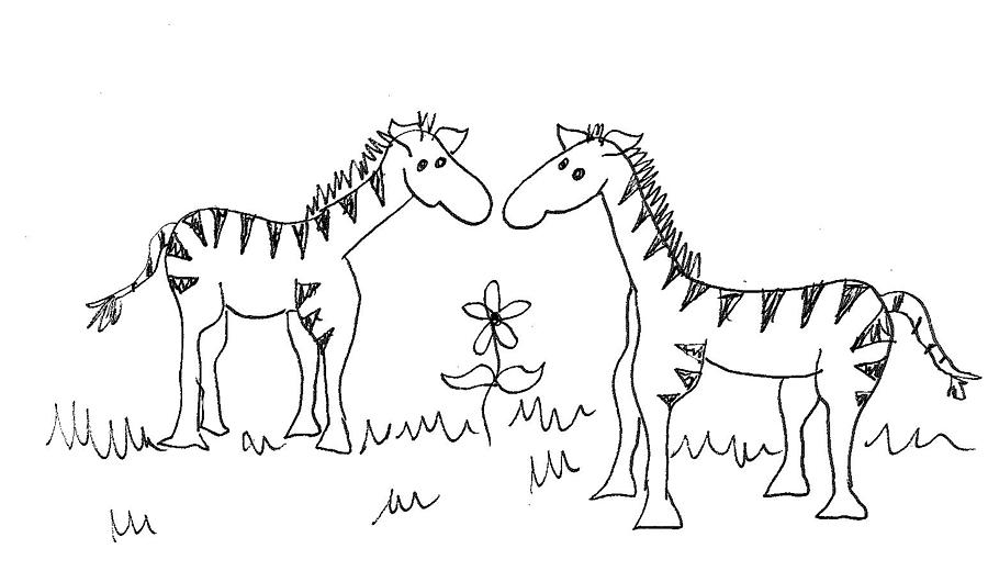 900x520 Friends Drawing By Cherie Sexsmith