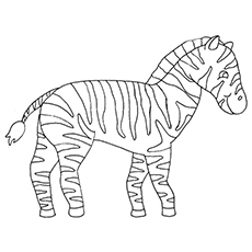 230x230 Top 20 Free Printable Zebra Coloring Pages Online