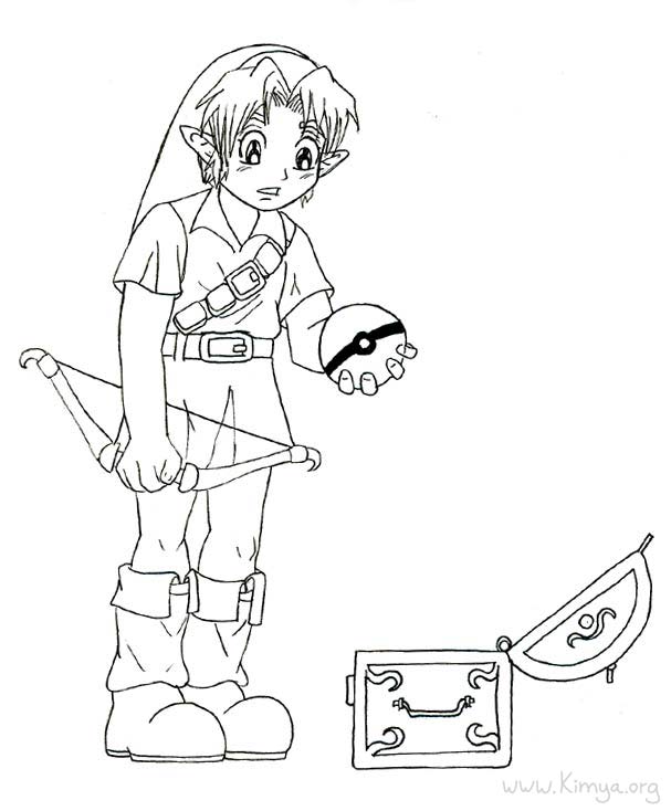 607x734 The Legend Of Zelda And Anime