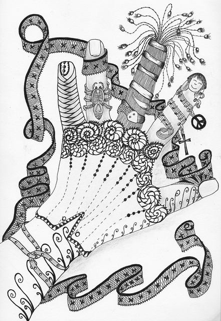 441x640 Girasole Giallo My Hand Drawing Idea Use As A Bridge Between