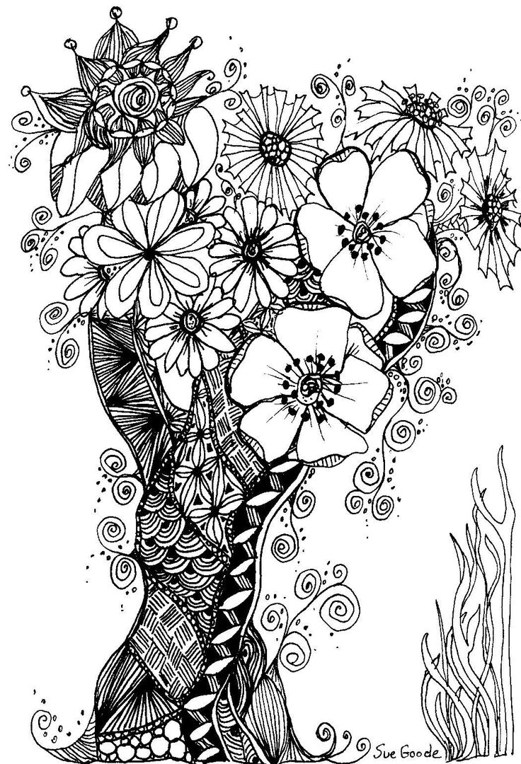 736x1080 Zentangle Cats To Coloring