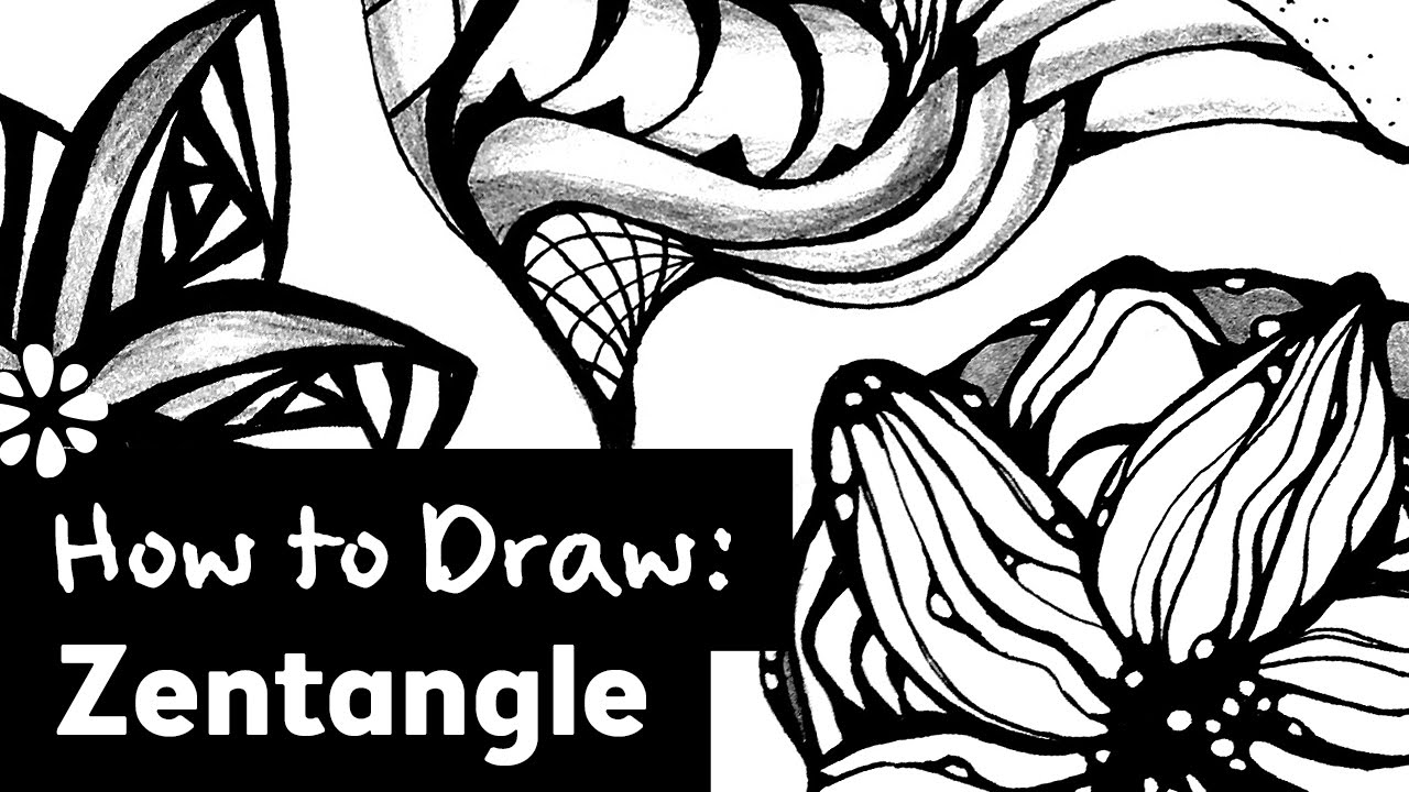 1280x720 How To Draw Zentangle Sea Lemon