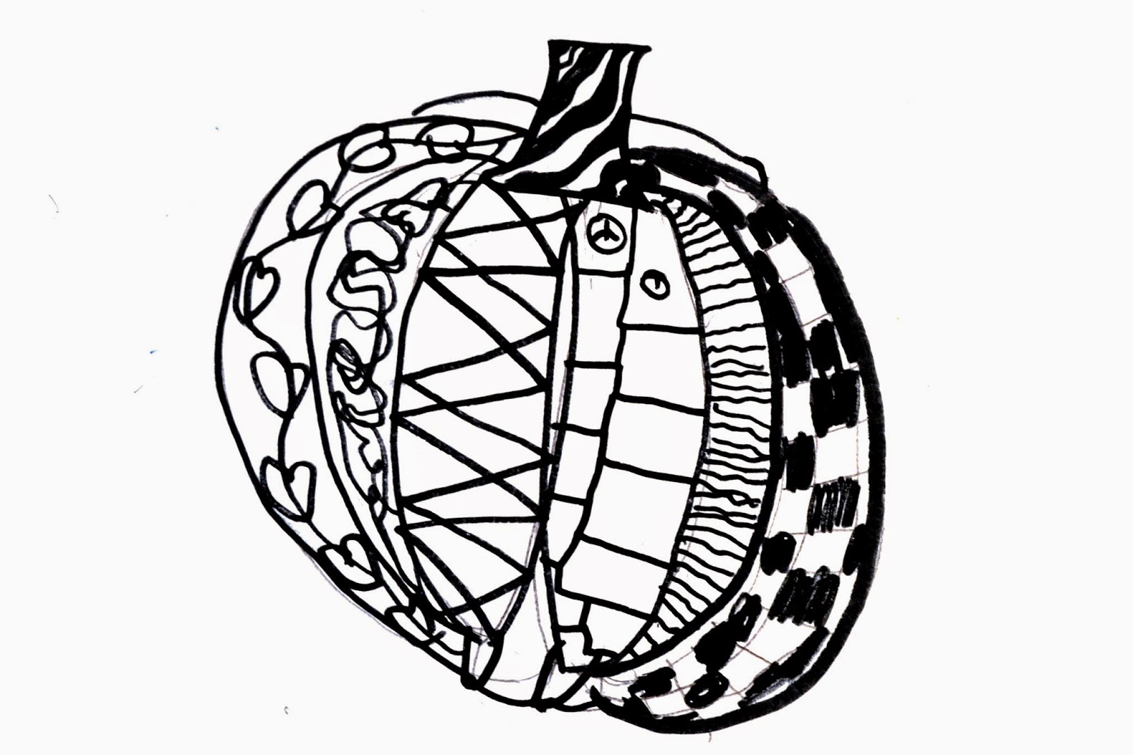 1600x1067 Zentangle Pumpkin Drawings Lessons From The K 12 Art Room