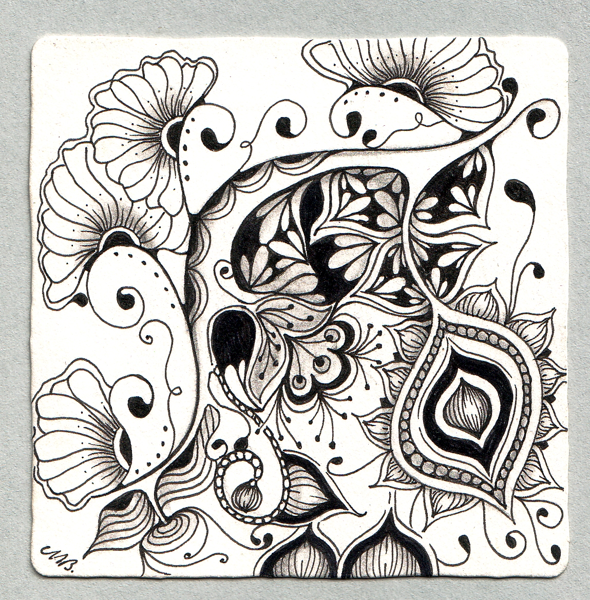Zentangles Drawing at GetDrawings | Free download