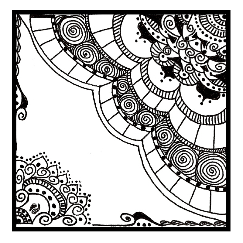 800x800 Zentangle Doodle Art The Doodle Daily