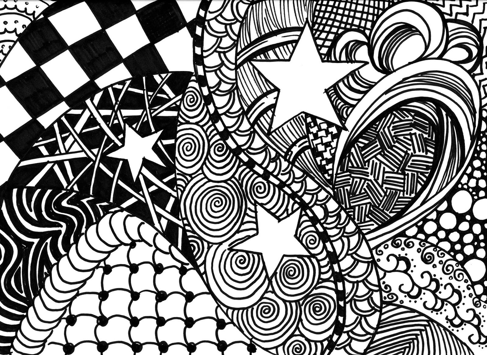 1600x1165 Artimus Prime 5th Zentangles