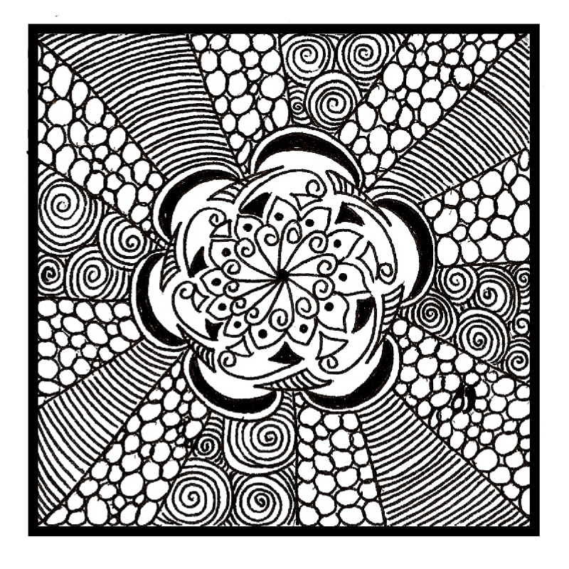 800x800 Zentangles! This Is A Neat Idea Where People Make Little Pretty