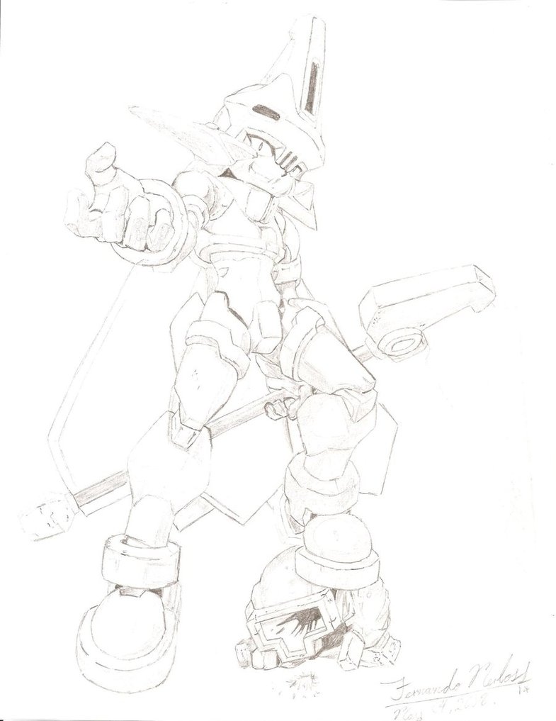 785x1017 Megaman Zero Drawing 003 By Ferry22