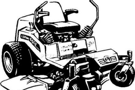 450x300 Zero Turn Mower Clipart