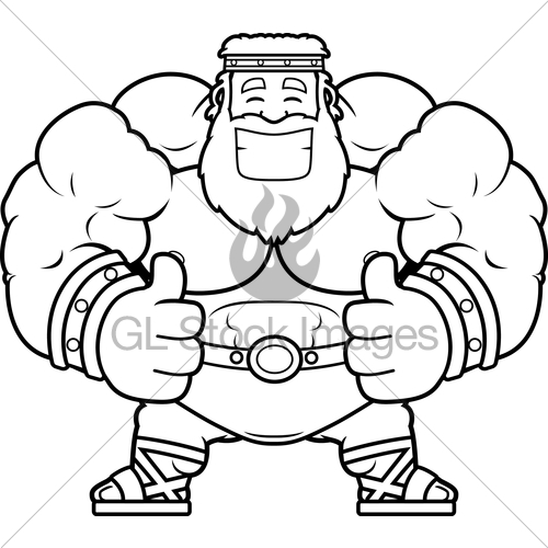 500x500 Cartoon Zeus Thumbs Up Gl Stock Images