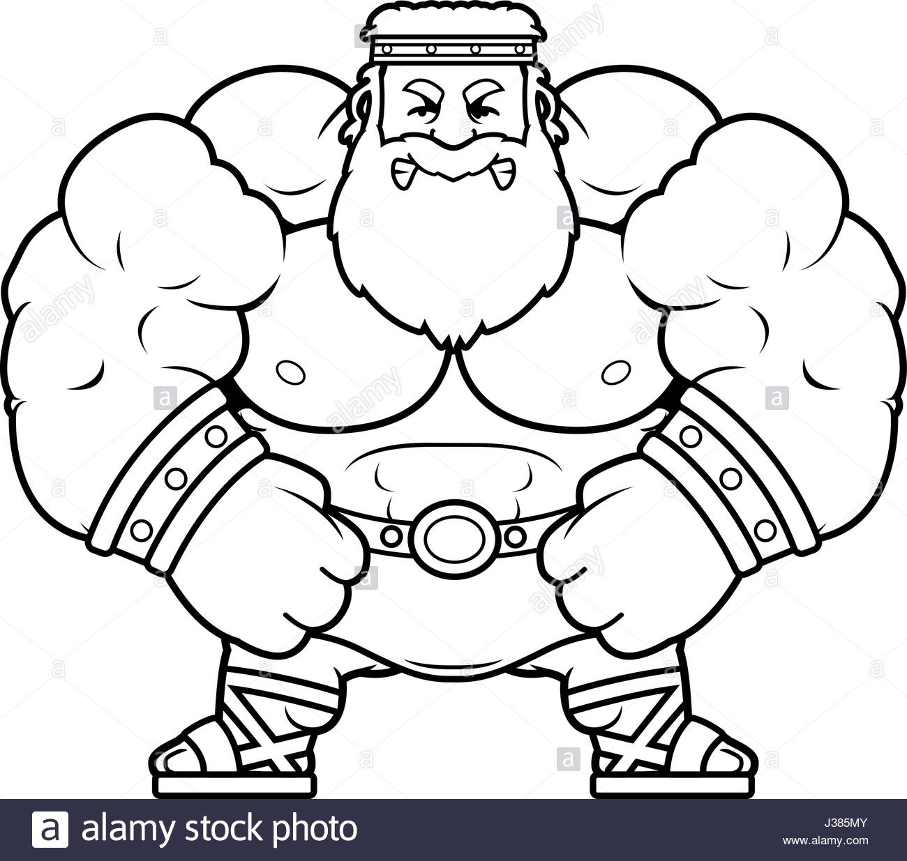 1300x1235 A Cartoon Illustration Of Zeus Looking Angry Stock Vector Art
