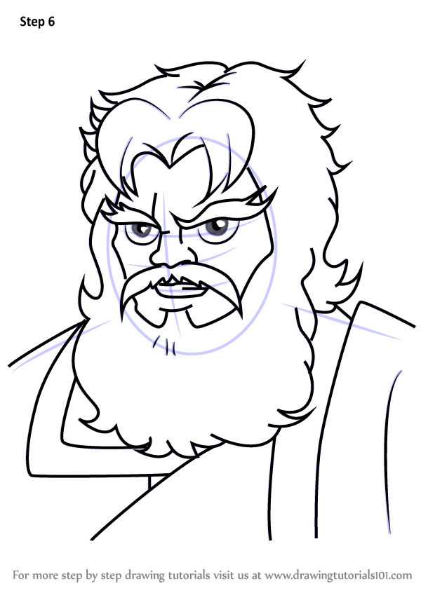 600x846 Learn How To Draw Zeus From The Super Hero Squad Show (The Super