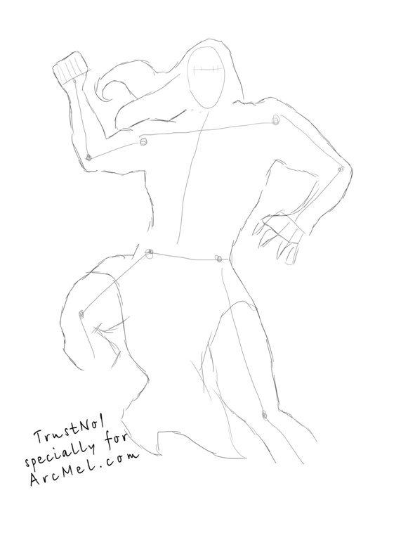 581x768 How To Draw God Step By Step