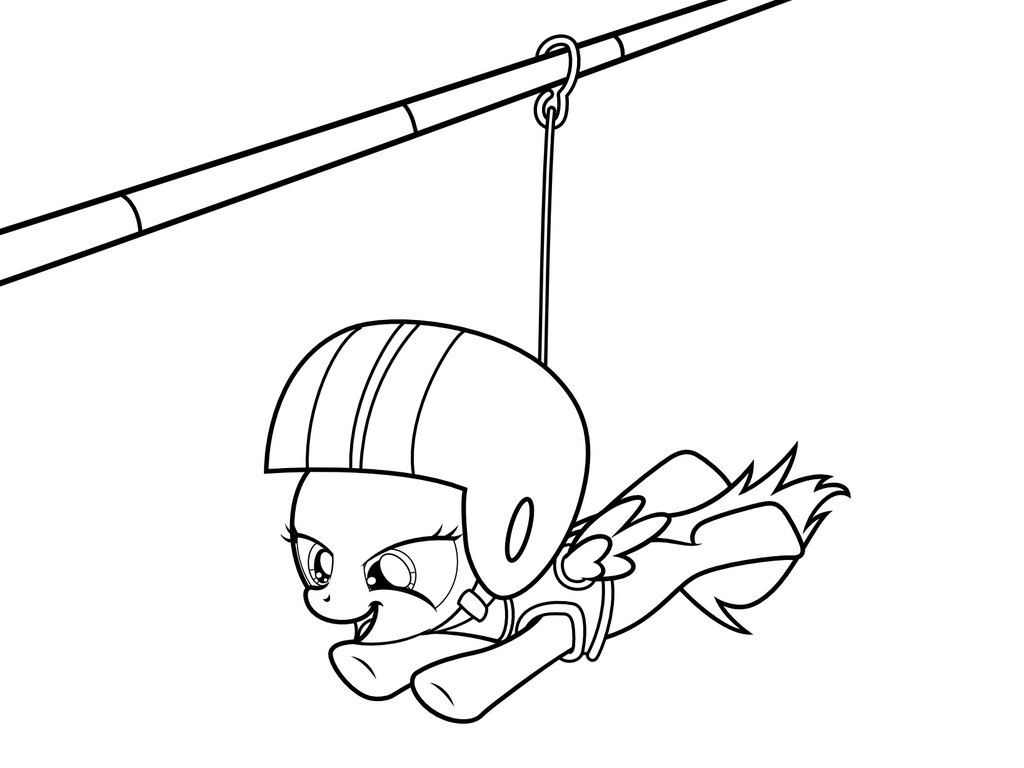 1024x768 Mlp Coloring Page
