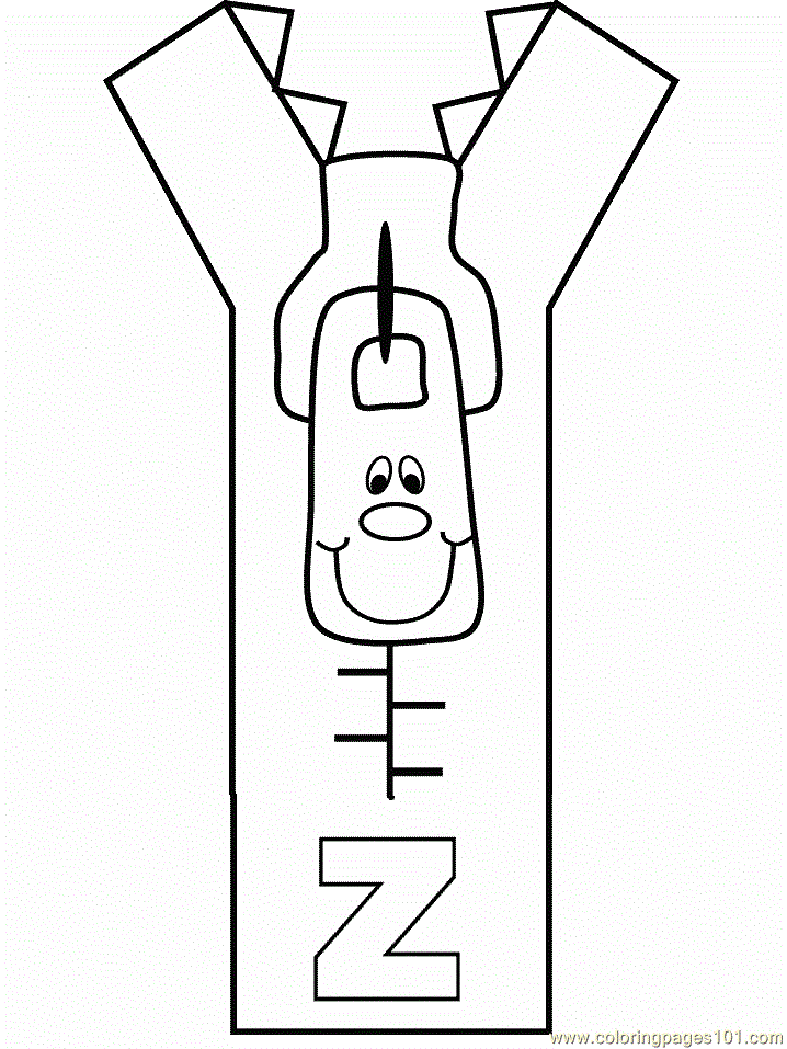 718x957 Zip Coloring Page