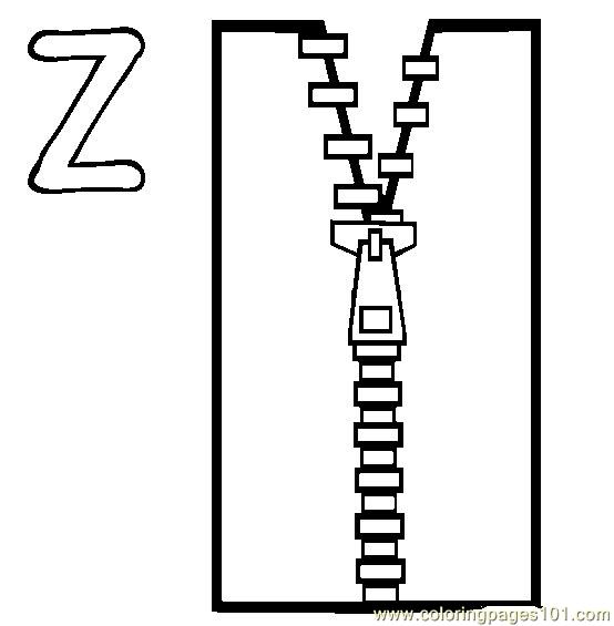 554x565 Zip Coloring Page