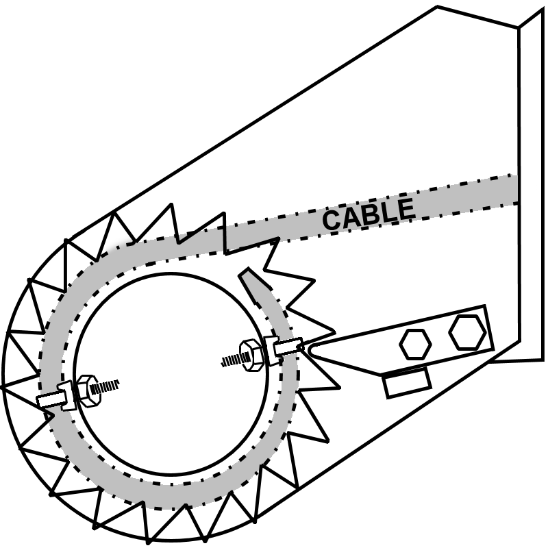800x800 Zip Wire Tensioning