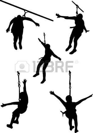315x450 Zipline Vector Silhouette Clipart Royalty Free Cliparts, Vectors