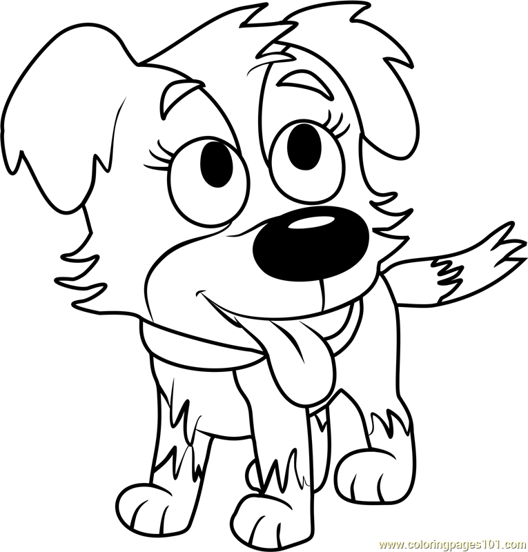 765x800 Pound Puppies Zipper Coloring Page