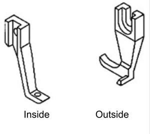 300x268 Left Zipper Foot Juki 1181 Highlead 0318 Walking Foot Industrial