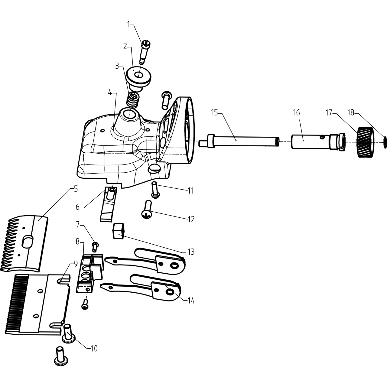 1280x1280 Spares For The Zipper Clipper's Heiniger Head
