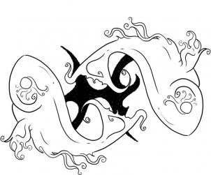 302x251 How To Draw Zodiac Sign Picies Step 5 Projects To Try