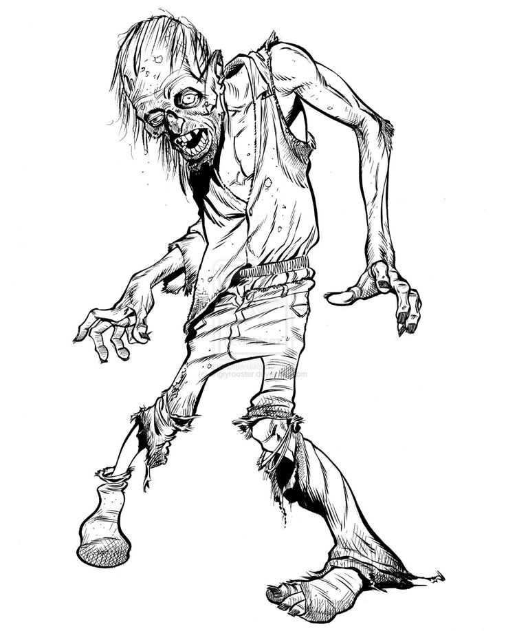 Zombie Cartoon Drawing At Getdrawings Free Download