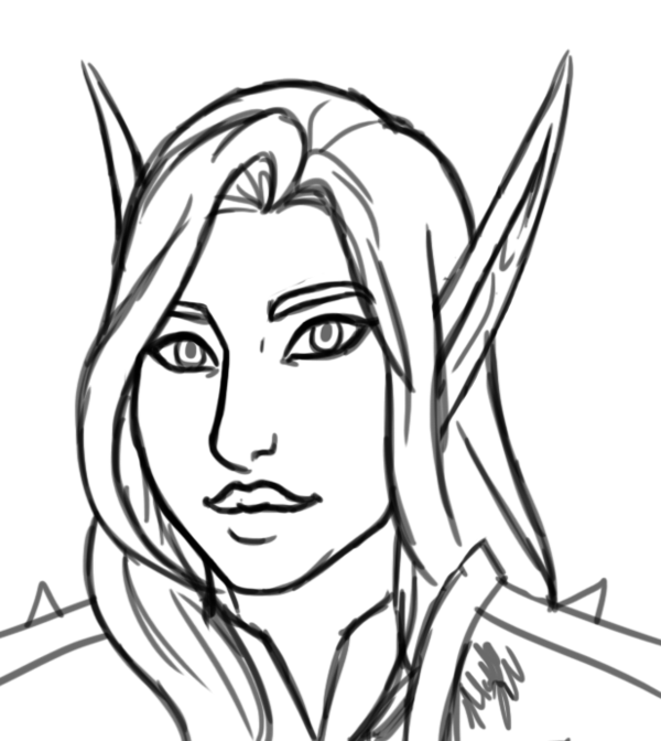 600x672 Sketch Commission