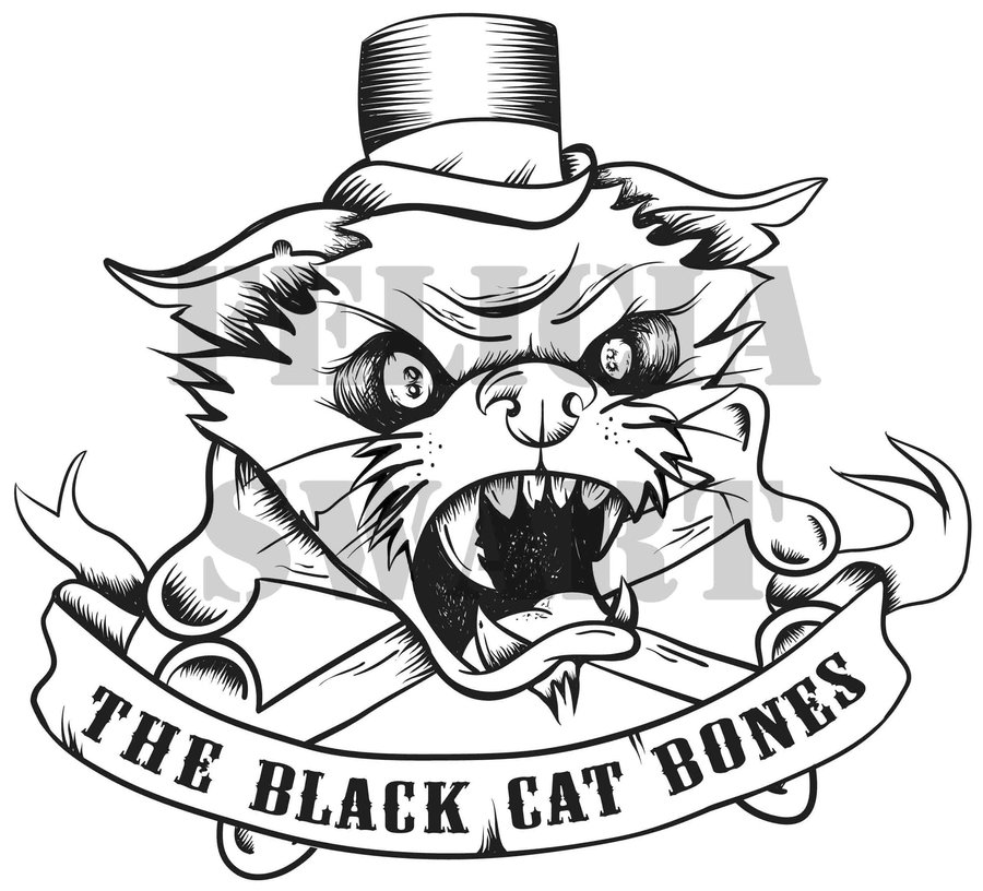 900x816 The Black Cat Bones