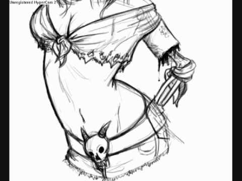 480x360 Zombie Drawing