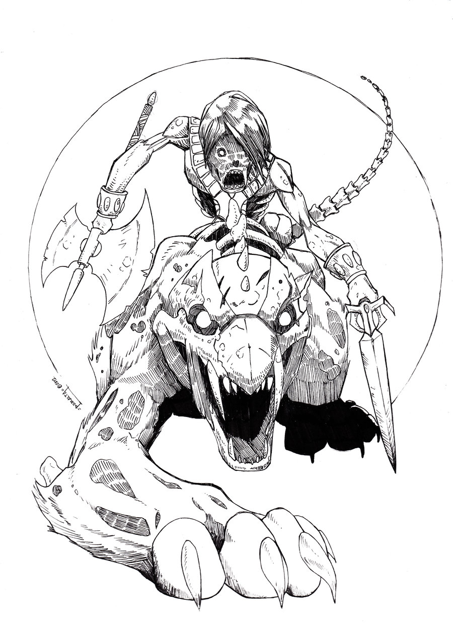 900x1237 Ba He Man And Battle Cat Zombies By Hashbrown Tm