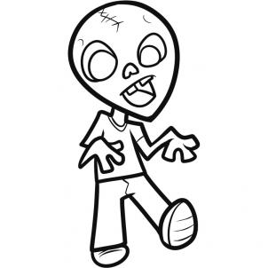 Zombie Drawing Cartoon at GetDrawings | Free download