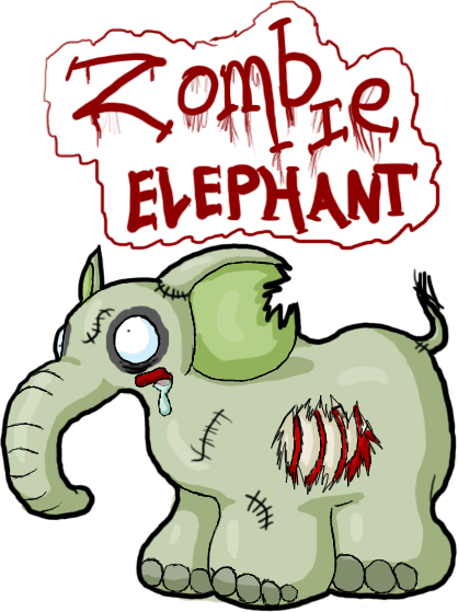 418x559 Zombie Elephant By Tibbers