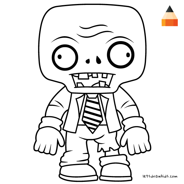 600x600 How To Draw Zombies Vs Plants Zombie Chibi + Extra Animations