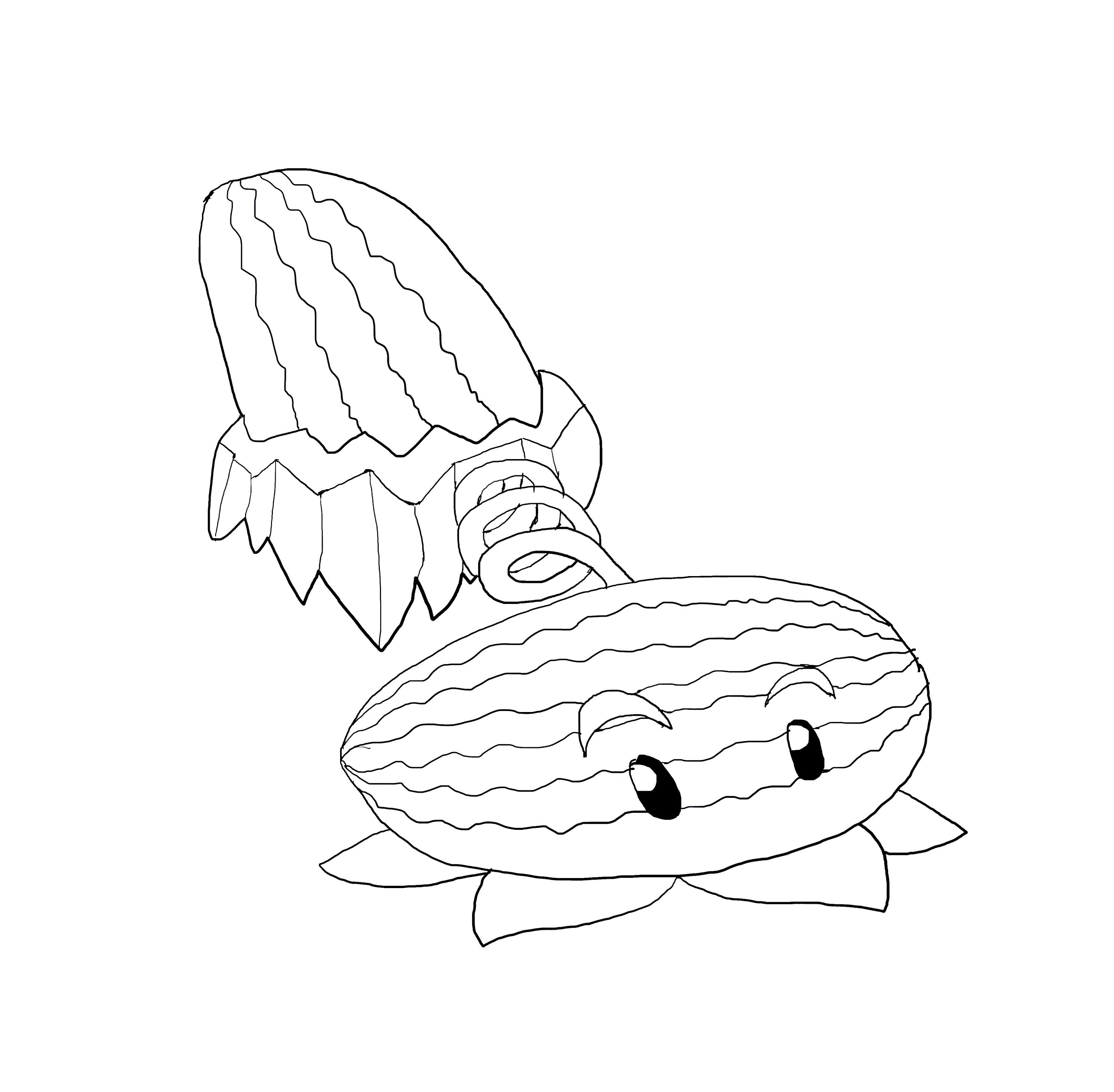 3000x2940 Plants Vs Zombies Drawing