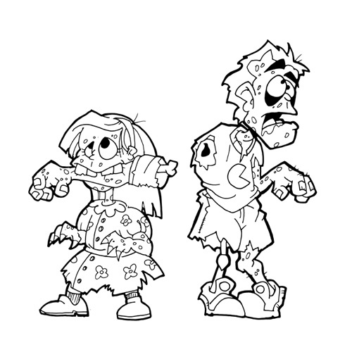 500x500 Zombie Kids By Trebeck
