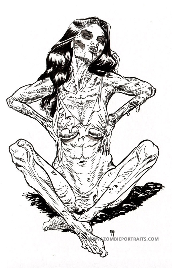 600x934 Image Result For Sexy Zombie Art Zombie Pinups