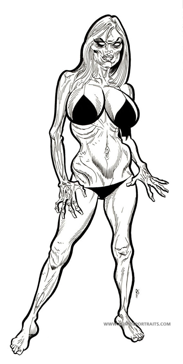 600x1194 Pin Up Zombie Girls
